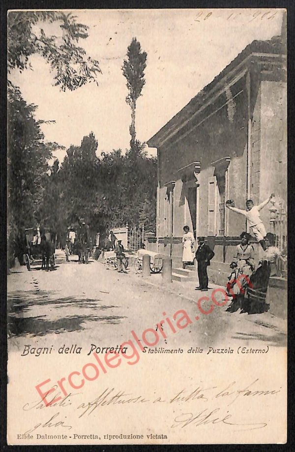 ae2778 - CARTOLINA  D'EPOCA - Bologna Provincia - Porretta  1904