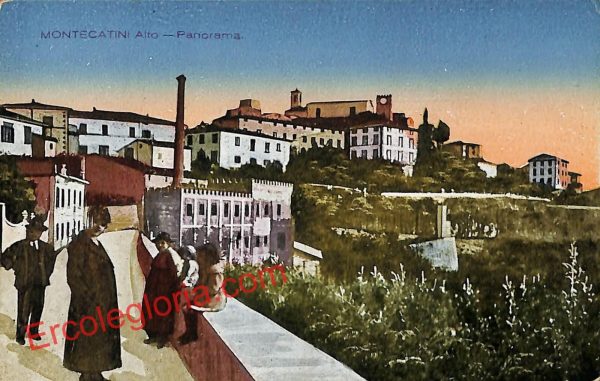 ah8654 - CARTOLINA D'EPOCA - Pistoia Provincia - Montecatini