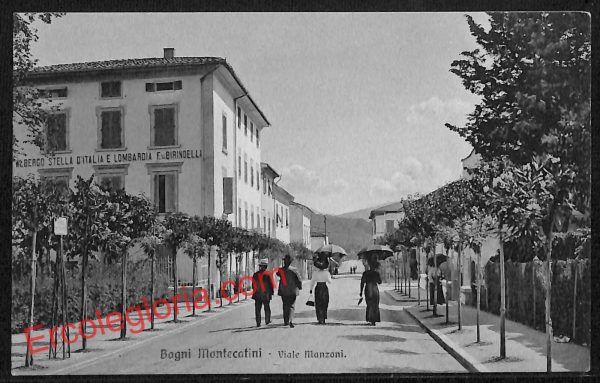 ah8655 - CARTOLINA D'EPOCA - Pistoia Provincia - Montecatini