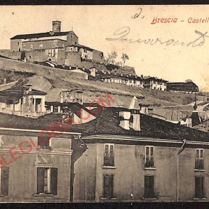 ae4114 - CARTOLINA  D'EPOCA - Brescia Città - Castello  1903