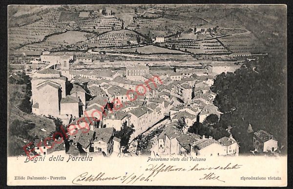 ae2780 - CARTOLINA  D'EPOCA - Bologna Provincia - Porretta  1904