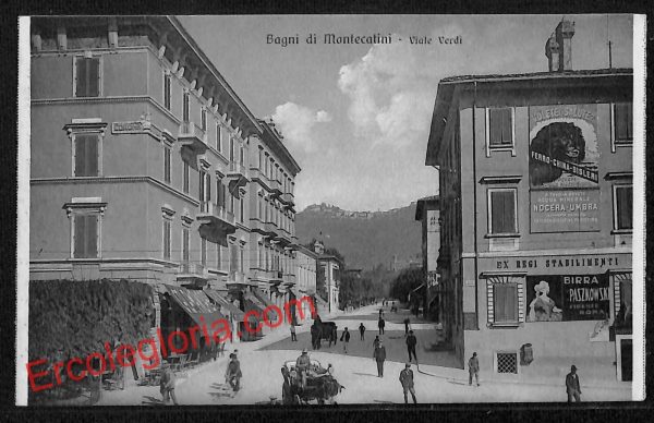 ah8656 - CARTOLINA D'EPOCA - Pistoia Provincia - Montecatini