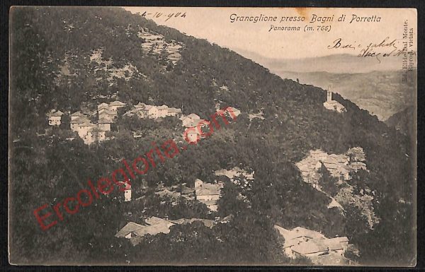 ae2781 - CARTOLINA  D'EPOCA - Bologna Provincia - Porretta   1904