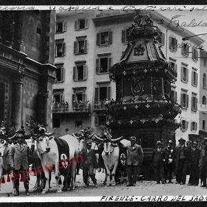 ae6877 - CARTOLINA D'EPOCA - Firenze Città - Il Carro del Sabato Santo