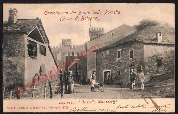 ae2784 - CARTOLINA  D'EPOCA - Bologna Provincia - Porretta  1904