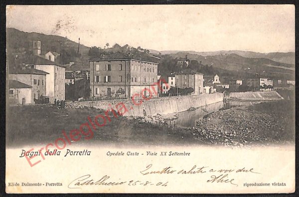ae2787 - CARTOLINA  D'EPOCA - Bologna Provincia - Porretta  1904