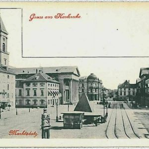 33688 - Ansichtskarten VINTAGE POSTCARD: GERMANY Deutschland -  Karlsruhe  GRUSS