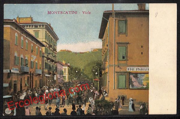 ah8659 - CARTOLINA D'EPOCA - Pistoia Provincia - Montecatini