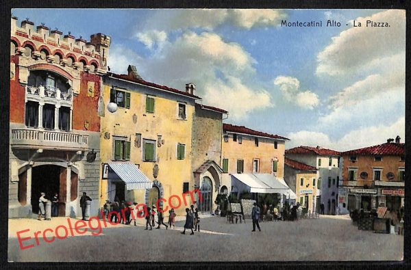 ah8662 - CARTOLINA D'EPOCA - Pistoia Provincia - Montecatini