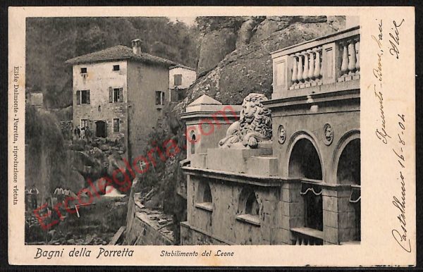 ae2788 - CARTOLINA  D'EPOCA - Bologna Provincia - Porretta  1904