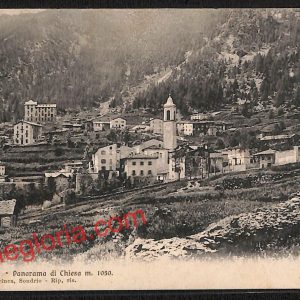 ai7260 - CARTOLINA D' EPOCA - Sondrio Provincia - Chiesa in Valmalenco
