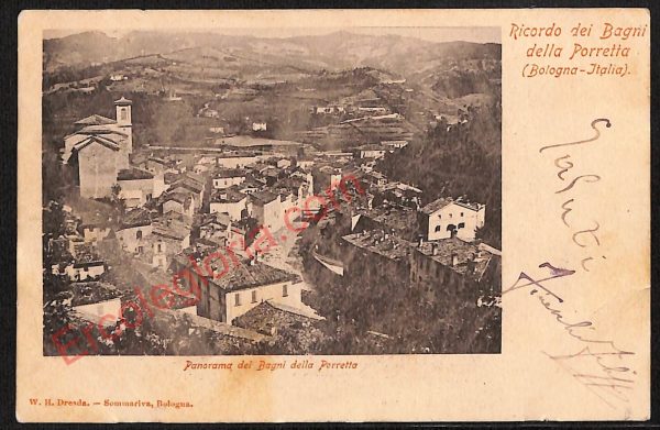 ae2790 - CARTOLINA  D'EPOCA - Bologna Provincia - Porretta 1900