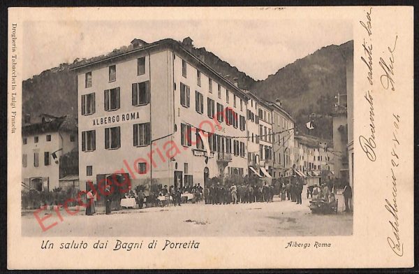 ae2792 - CARTOLINA  D'EPOCA - Bologna Provincia - Porretta    1904