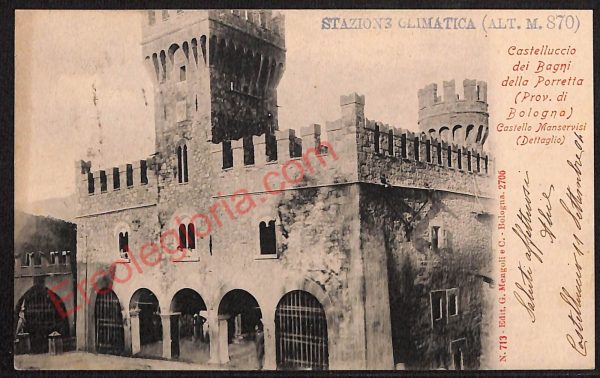 ae2799 - CARTOLINA  D'EPOCA - Bologna Provincia - Porretta  1904