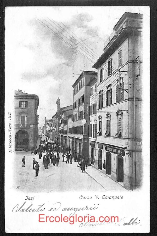 ad9762 - CARTOLINA  D'EPOCA - Ancona Provincia - Jesi  1901