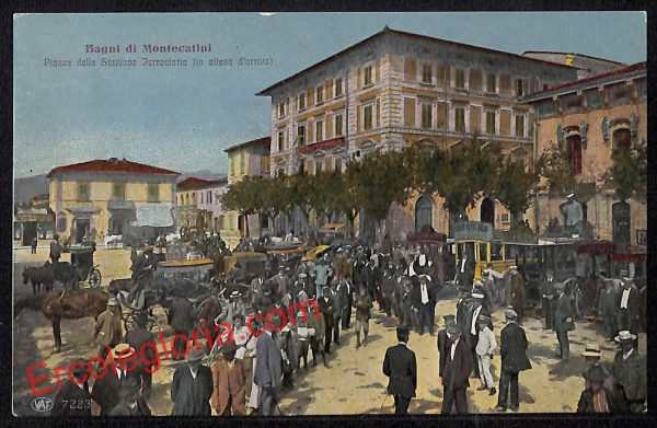 ah8665 - CARTOLINA D'EPOCA - Pistoia Provincia - Montecatini