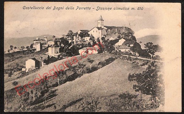 ae2802 - CARTOLINA  D'EPOCA - Bologna Provincia - Porretta  1907