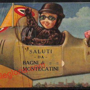 ah8667 - CARTOLINA D'EPOCA - Pistoia Provincia - Montecatini