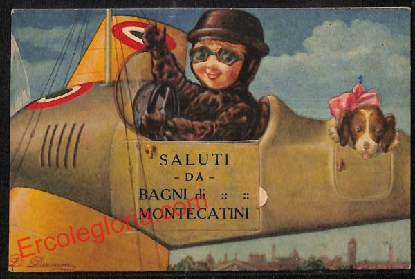 ah8667 - CARTOLINA D'EPOCA - Pistoia Provincia - Montecatini