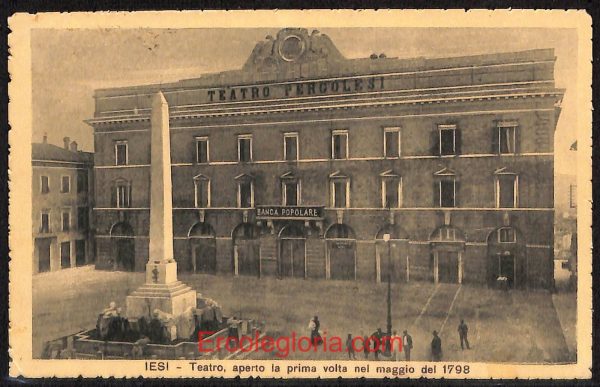 ad9768 - CARTOLINA  D'EPOCA - Ancona Provincia - Jesi   1919