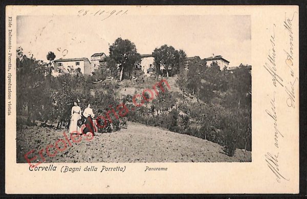 ae2810 - CARTOLINA  D'EPOCA - Bologna Provincia - Corvella  1904