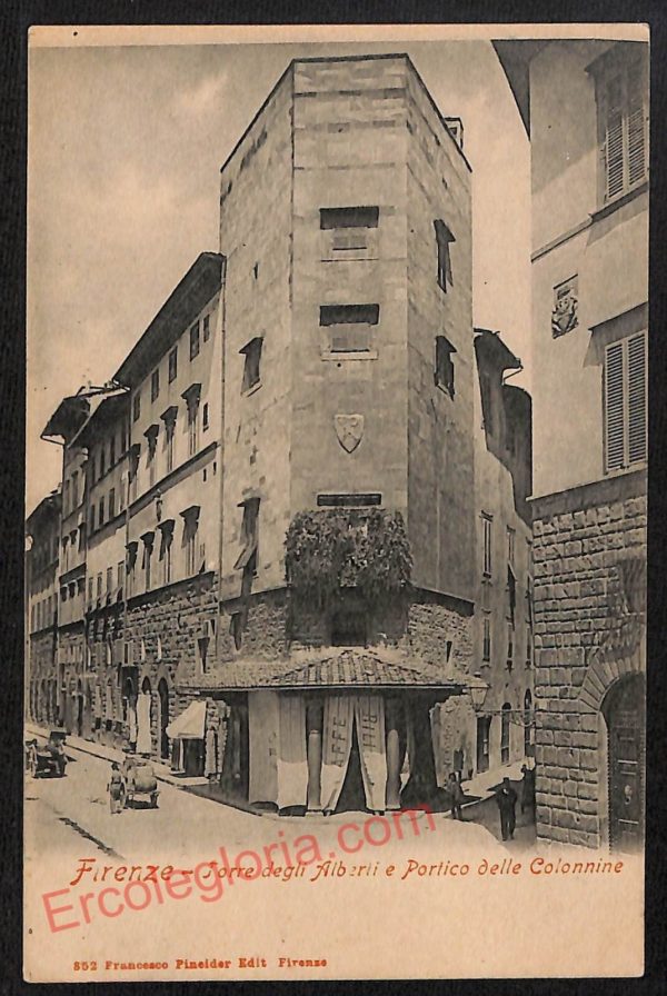 ae6878 - CARTOLINA D'EPOCA - Firenze Città - Torre degli Alberi