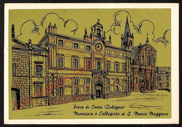 ae2811 - CARTOLINA  D'EPOCA - Bologna Provincia - Pieve di Cento