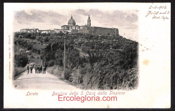 ad9772 - CARTOLINA  D'EPOCA - Ancona Provincia - Loreto  1902