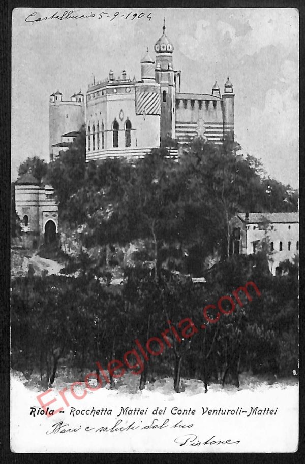 ae2813 - CARTOLINA  D'EPOCA - Bologna Provincia - Riola  1904