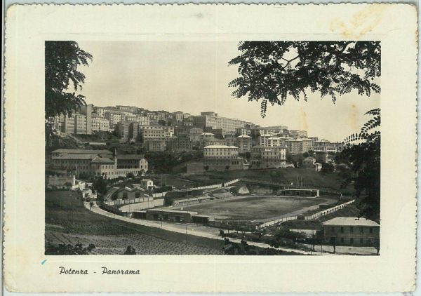 68846 -  ITALY -  VINTAGE POSTCARD  :  FOOTBALL STADIUM  -  Potenza  1950