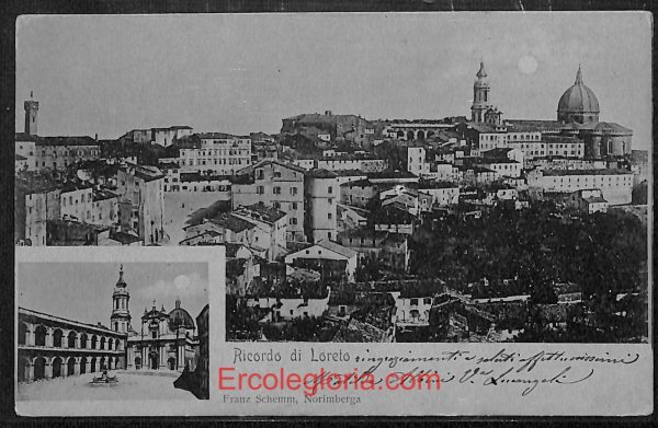 ad9775 - CARTOLINA  D'EPOCA - Ancona Provincia - Loreto  1902