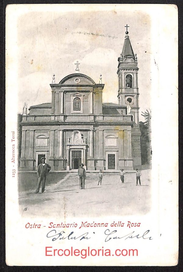 ad9798 - CARTOLINA  D'EPOCA - Ancona Provincia - Ostra  1901