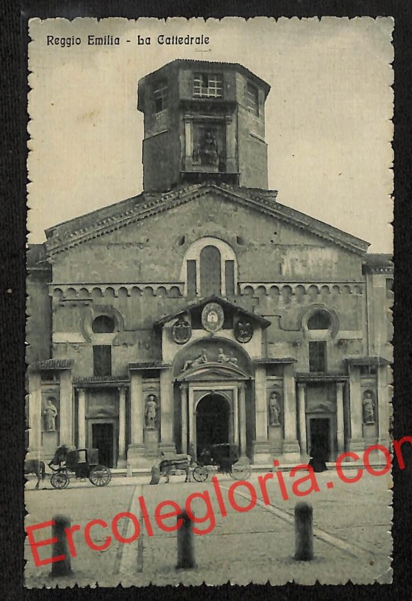 ah9656 - CARTOLINA D'EPOCA - Reggio Emilia Città - La Cattedrale