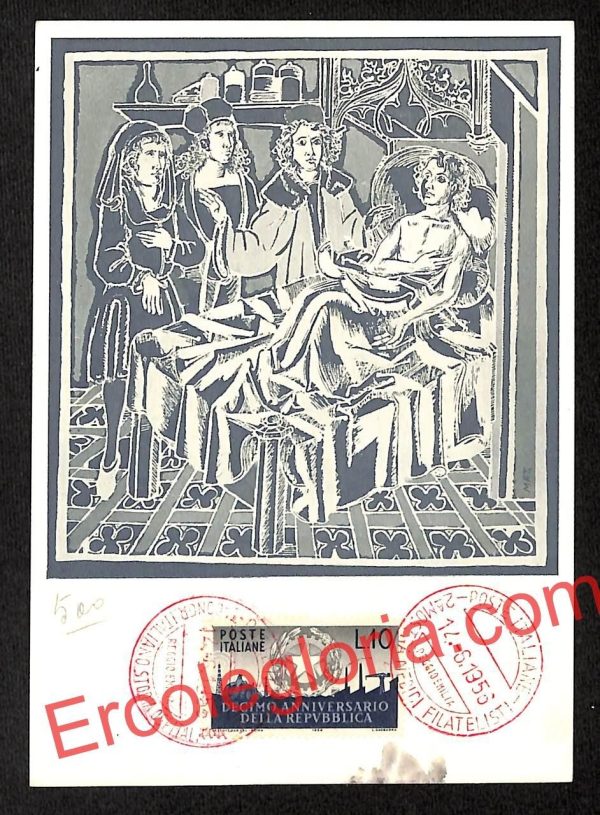ah9663 - CARTOLINA D'EPOCA - Reggio Emilia - 1° Congresso di Storia Ospitaliera