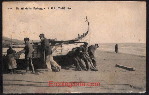 ad9805 - CARTOLINA  D'EPOCA - Ancona Provincia - Palombina  1915