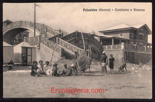 ad9808 - CARTOLINA  D'EPOCA - Ancona Provincia - Palombina  1915