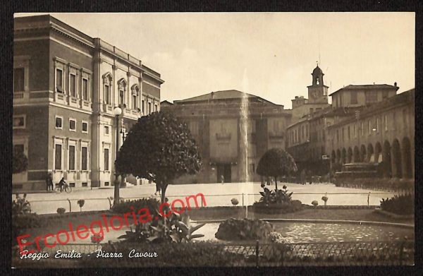 ah9685 - CARTOLINA D'EPOCA - Reggio Emilia Città - Piazza Cavour