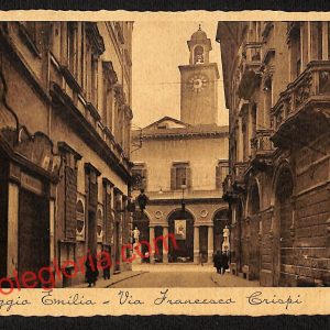 ah9693 - CARTOLINA D'EPOCA - Reggio Emilia Città - Via Francesca Grispi