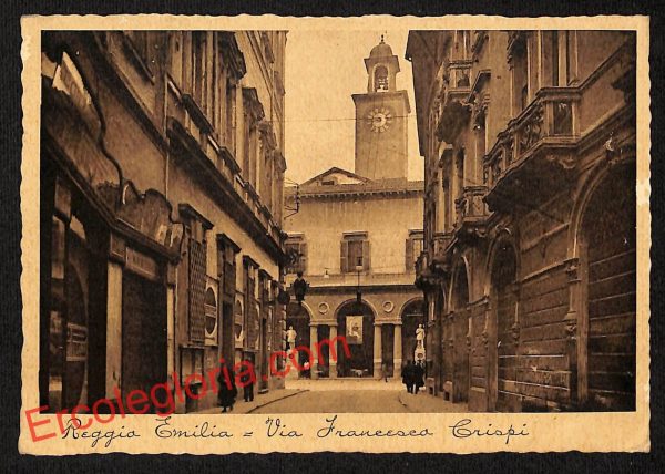 ah9693 - CARTOLINA D'EPOCA - Reggio Emilia Città - Via Francesca Grispi