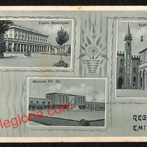 ah9699 - CARTOLINA D'EPOCA - Reggio Emilia Città - Teatro Ariosto