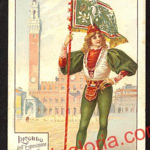 ai5502 - CARTOLINA D'EPOCA - Siena Città - Esposizione di Arte Antica