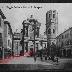 ah9701 - CARTOLINA D'EPOCA - Reggio Emilia Città - Piazza S. Prospero