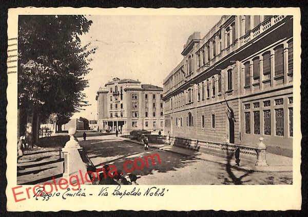 ah9704 - CARTOLINA D'EPOCA - Reggio Emilia Città - Via Leopoldo Nobili