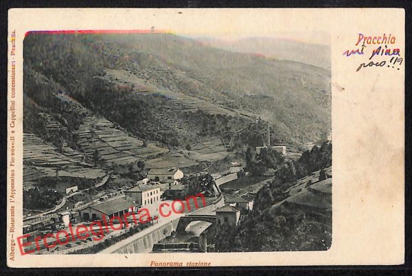 ah8698 - CARTOLINA D'EPOCA - Pistoia Provincia - Pracchia