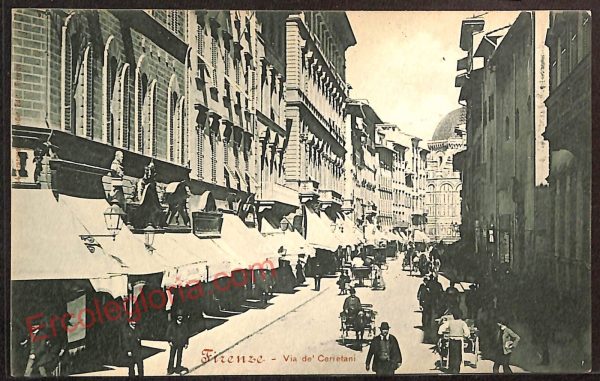 ae6425 - CARTOLINA D'EPOCA -  Firenze  Città - Via de' Cerretani