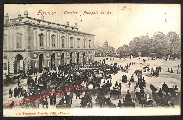 ae6426 - CARTOLINA D'EPOCA -  Firenze  Città - Piazzale del Re