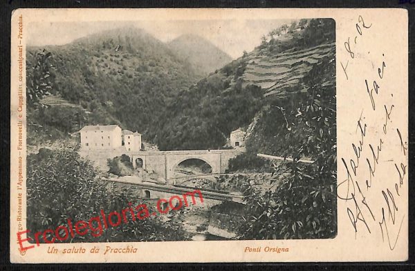 ah8702 - CARTOLINA D'EPOCA - Pistoia Provincia - Pracchia
