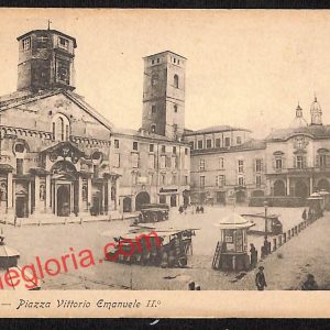 ah9711 - CARTOLINA D'EPOCA - Reggio Emilia Città - Piazza Vittorio Emanuele