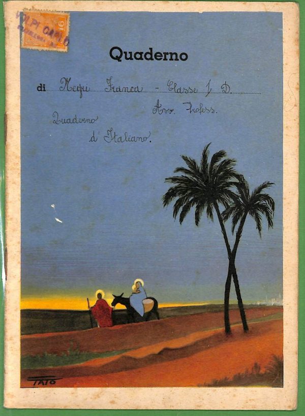 ZA1751 - CUADERNO D'epoca - 1938 Illustrato TATO - Gravellona