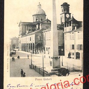 ah9713 - CARTOLINA D'EPOCA - Reggio Emilia Città - Piazza Gioberti